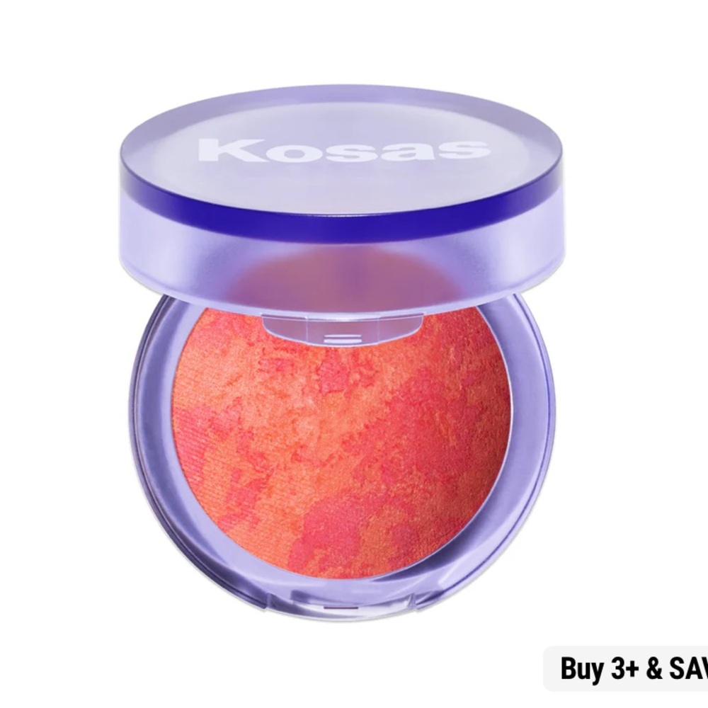 Kosas blush is life baked dimensional blush in heartbeat